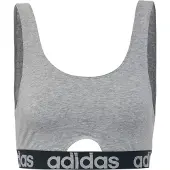Adidas Sport bh grijs gemêleerd / zwart