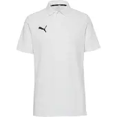 Puma teamGOAL Casuals Polo Heren sportshirt - White-Black