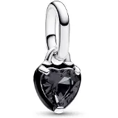Pandora Me Black Chakra Heart Mini Dangle Charm