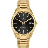 Jacques Lemans Kwartshorloge Derby Horloge, herenhorloge, dameshorloge, roestvrijstalen band, tot 10 bar waterdicht.
