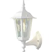 Konstsmide Wandlamp buiten FIRENZE, wit / opaal, Glas, Landelijk, Wandlamp buiten