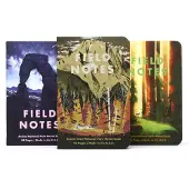 Field Notes National Parks FNC-43d Graph 3-Pack D Grand Teton Arches Sequoia, notitieboekjes