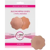Erotic Treasure Silk-Silicone Nipple Covers 2 paar