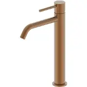 Boss & Wessing Wastafelkraan hoog bws exclusive xl geborsteld brons koper