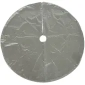 Décoris Kerstboomkleed | | Ø 120 cm (Zilver)