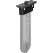 Hansgrohe sBox afbouwdeel rechthoekig, Brushed Black Chrome