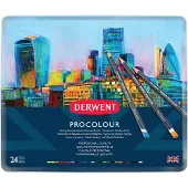 Derwent Metallic Box Procolour Pencil 24 Units Veelkleurig Kinderen