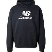 New Balance Sweatshirt 'Essentials' zwart / wit