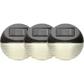 Star Trading 3-delige wandlamp, buitenverlichting, bruin, IP44, voor gevelmontage, met schemersensor, 3 lampen