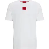 HUGO Shirt 'Diragolino212' lichtrood / zwart / wit