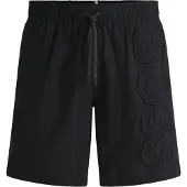 BOSS Zwemshorts 'Whale' zwart