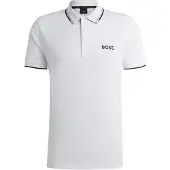 BOSS Shirt 'Paddy Pro' zwart / wit