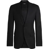 BOSS Regular Fit Jas zwart, Effen