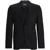 BOSS Extra Slim Jas zwart, Effen