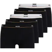 BOSS Boxershorts 'Essential' zwart / wit