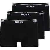 BOSS Set van drie korte boxers van stretchkatoen