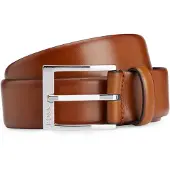 BOSS Leren riem met doornsluiting, model 'Elloy'