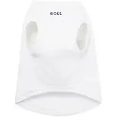 BOSS Honden T-shirt van gemerceriseerde katoen met contrasterend logo