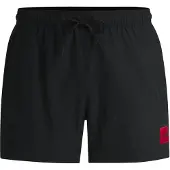 HUGO Zwemshorts 'DOMINICA' rood / zwart