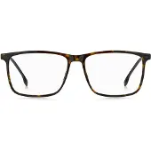 BOSS 1642 57/16/150 Havana matte zwarte Acetaat monturen MAN BOSS 1642