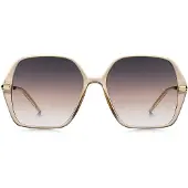 BOSS Zonnebril BOSS 1660/S 57/17/140 Beige goud Acetaat monturen VROUW BOSS 1660/S