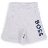 BOSS Fleece kindershorts met HD-logoprint
