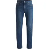 HUGO Jeans 'Ash' blauw / wit