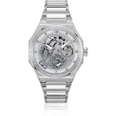 HUGO Analoog horloge '#GRAIL SKELETON' navy / zilver