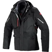 Spidi Mission-T H2Out textijack voor motorfietsen, met Step-InArmor bescherming, zwart, maat S