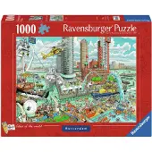 Ravensburger puzzel fleroux rotterdam 1000 stukjes