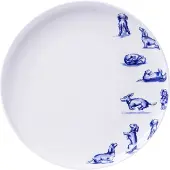 Heinen Delfts Blauw Dinerbord Nhaan Blauw / Wit D 26 H 1,5 Cm
