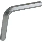 Icetoolz 10/10 mm in staal sleutel van 75 mm - Grijs