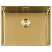 Lorreine Slim Series spoelbak 50x40cm gold