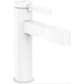 Hansgrohe Wastafelmengkraan finoris eengreeps 110 met pushopen waste mat wit