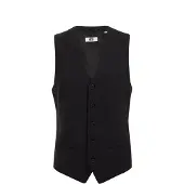 We fashion - Heren slim fit gilet - Slim Fit - Zwart - Maat: 50