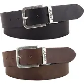 Levi's Heren Omkeerbare bruine leren riem van Core (110 cm), Casual, Leer 77134-2086