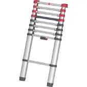 Hailo Échelle télescopique FlexLine 260 264 cm Aluminium 7113-091