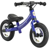 Bikestar Sport, 2 in 1 meegroei loopfiets, 10 inch, blauw unisex