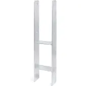 Alberts Beslag H-paalhouders lichte breedte 116 mm