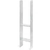 Alberts Beslag H-paalhouders lichte breedte 121 mm