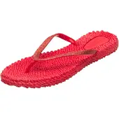 Ilse jacobsen Sandaal 'Cheerful 01' rood gemêleerd