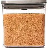 Oxo - POP Steel Voorraadbus - Groot - Laag - 2,6 Liter