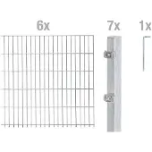 Alberts Dubbelstaafmat hekwerk Basisset Hoogte: 80 - 160 cm, totale lengte: 4 - 30 m, voor plaatsing in beton (set)