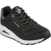 SKECHERS Sneakers laag 'Uno' rose-goud / zwart