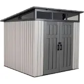 Lifetime Kunststof gereedschapsschuur merkur 254x254x237 cm -