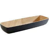Multi APS Schaal Frida 84565 53x16,2cm Melamine zwart (84565)