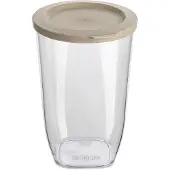 SmartaSaker - Connect Voorraadpot Rond 1,5 liter - Kunststof - Bruin