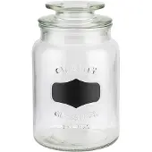 Assheuer & Pott Voorraadpot - Bewaarpot - Glas - Transparant - 1,0 Liter - Vaatwasserbestendig - Breukvast