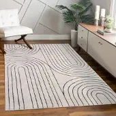 Paco Home Vloerkleed Woonkamer Laagpolig Patroon Bloemen Regenboog Patroon Geometrisch 240x340 cm