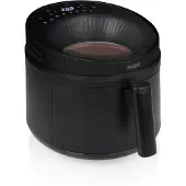 Princess 182270 Airfryer XL - Cyclonic Vision - 5L Heteluchtfriteuse - PFAS vrij - Skylight Kijkvenster en Digitaal Display - 8 Programma's en 1500W - Inclusief Grillrek en Shake Reminder - 182270
